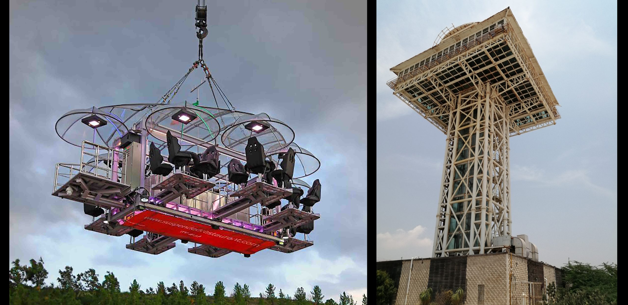 Kish Glass Floor Restaurant Project / Shandiz Suspension Restaurant, Mashhad