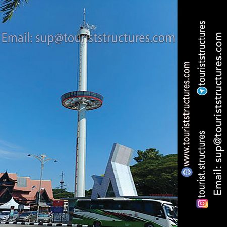 suspended by central shaft