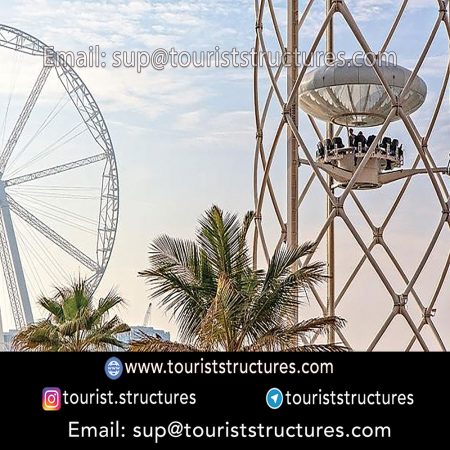 suspended by central shaft