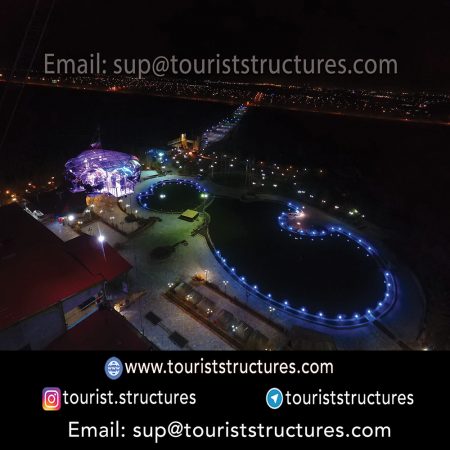 aerial restaurant constructing, Pictures of far view of the aerial restaurant of Shandiz Project, Mashhad, Pictures of close up of the aerial restaurant of Shandiz Project, Mashhad, View from inside the aerial restaurant of Shandiz Project, Mashhad, Crane view from inside the aerial restaurant of Shandiz Project, Mashhad