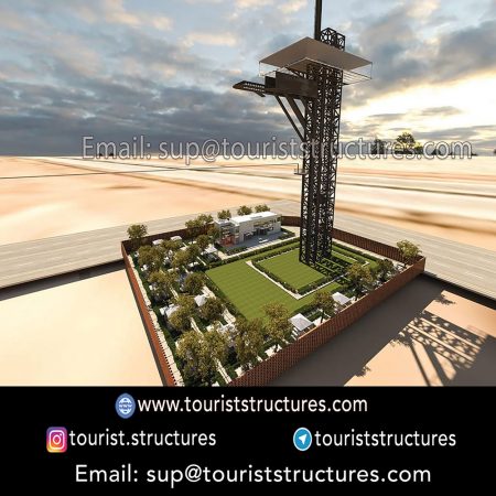 project introduction and its construction location, Construction of the tourist project of the highest structure of Yazd province started with a height of 75 M in February 2019 with following specifications, The second diamond restaurant in Iran, Roof Garden, The first zip line in Yazd province, The first sliding restaurant in the world, Glass elevator with the capacity of 13 and 6 people and emergency stairs a height of 54 meters, And a place for selfi pictures at the tower tip at a height of 75 meters in the collection of Cariesland Yazd which of course is under construction, Introduction banners of the tourist project of Careisland of Yazd, 3D view of the tourist project of Cariesland Yazd, Mahestan twin towers of Yazd, the highest structure in Yazd city, The tourist project of Cariesland of Yazd with a height of 75 M is the highest structure of Yazd province, Very accurate executive maps and engineered of the tourist project of Cariesland of Yazd, Air maps of construction location of the tourist project of Yazd Cariesland and UTM coordinates of location points of the project, Pictures of implementation location of the tourist project of Yazd Cariesland before implementation of civil operations on it, Pick-axing ceremony of the tourist project of Cariesland with presence of dear governor of Yazd, honorable Dr, News coverage of the beginning of the tourist project construction of Yazd Cariesland on (the radio and television) news site