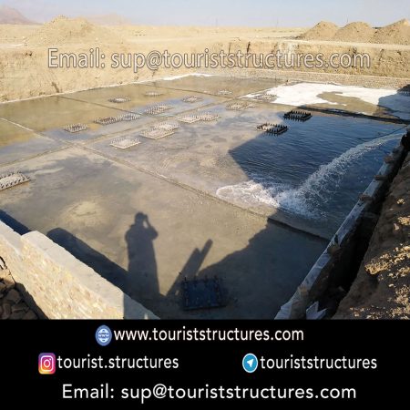 concreting and operation, Concreting of the tourist project foundation of Cariesland, Yazd, Concrete test of the tourist project foundation of Cariesland of Yazd, Concrete processing of the tourist project foundation of Cariesland, Yazd