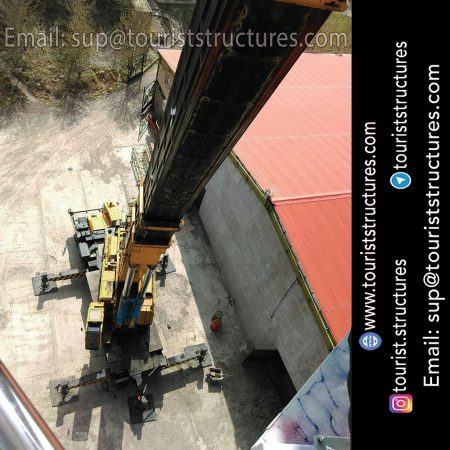 aerial restaurant constructing, Pictures of far view of the aerial restaurant of Shandiz Project, Mashhad, Pictures of close up of the aerial restaurant of Shandiz Project, Mashhad, View from inside the aerial restaurant of Shandiz Project, Mashhad, Crane view from inside the aerial restaurant of Shandiz Project, Mashhad