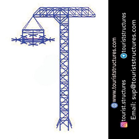 Beautiful view of the Project construction location of Ferdows Garden, the top of the derrick of the aerial restaurant in Isfahan (it is located behind Atashgah Mountain), Beautiful pictures from project construction location by Quadcopter in Ferdows Garden of Isfahan, Beautiful view from Atashgah Mountain from inside the aerial restaurant in Ferdows Garden of Isfahan, The ground of project construction of the aerial restaurant of Ferdows Garden, Isfahan before civil operation, 3D view of the aerial restaurant and its derrick in project of Ferdows Garden of Isfahan, Project of the aerial restaurant pick-axing ceremony in Ferdows Garden of Isfahan, Project introduction banner (installed at the construction location) and Pasargad Company logo (the company logo is installed on the structures)