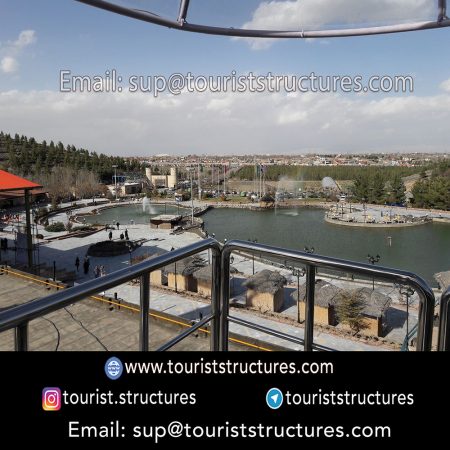 aerial restaurant constructing, Pictures of far view of the aerial restaurant of Shandiz Project, Mashhad, Pictures of close up of the aerial restaurant of Shandiz Project, Mashhad, View from inside the aerial restaurant of Shandiz Project, Mashhad, Crane view from inside the aerial restaurant of Shandiz Project, Mashhad