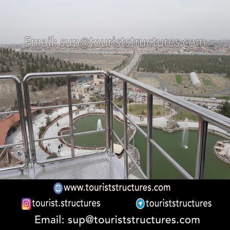 aerial restaurant constructing, Pictures of far view of the aerial restaurant of Shandiz Project, Mashhad, Pictures of close up of the aerial restaurant of Shandiz Project, Mashhad, View from inside the aerial restaurant of Shandiz Project, Mashhad, Crane view from inside the aerial restaurant of Shandiz Project, Mashhad