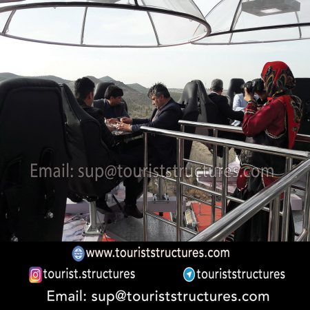 photography at the aerial restaurant, Photography in the aerial restaurant of Shandiz, Mashhad, Every guest takes 20 pictures (on average on herself (on himself)) in the aerial restaurant